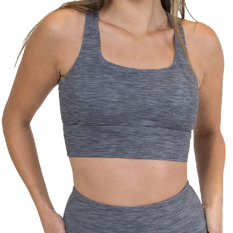 Longline Bra | Heather Grey