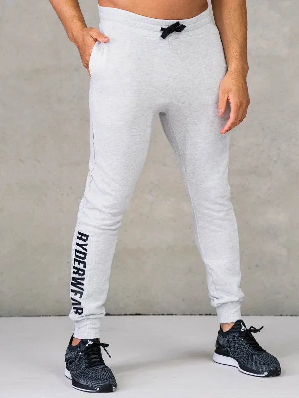 Force Track Pant - Chalk Grey Marl