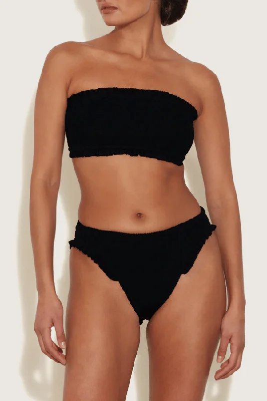 Tracey Frill Bikini Black/Black