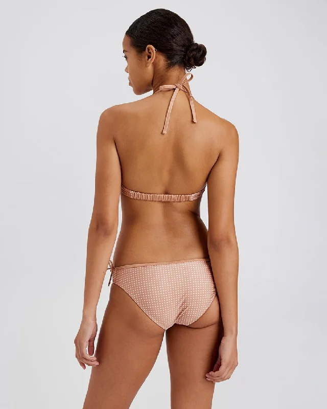 Sydney Bikini Bottom Taupe Polkadot