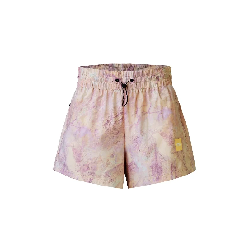 Picture Oslon Printed Tech Shorts Geology Cream