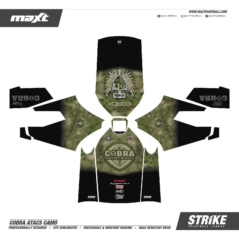 Cobra Green Camo - Strike Paintball Jersey