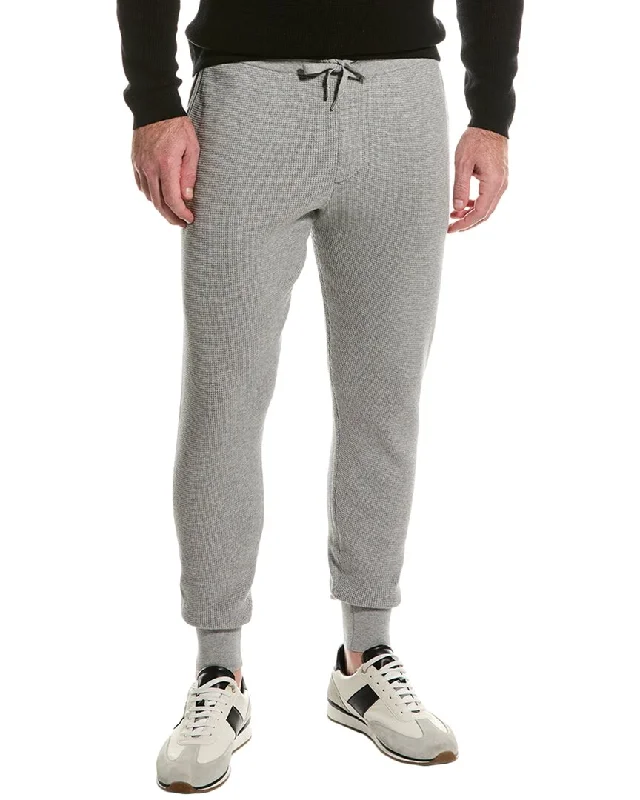 NAADAM Waffle Cashmere-Blend Jogger Pant