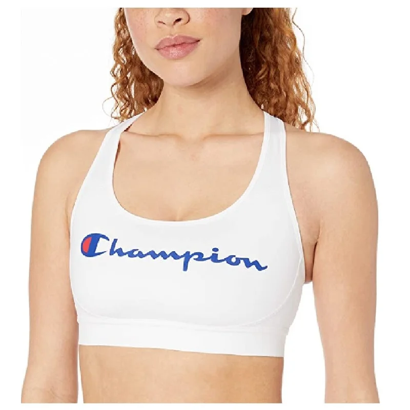 Champion Women's The Absolute Workout Sports Bra White Size Extra Small - X-Small