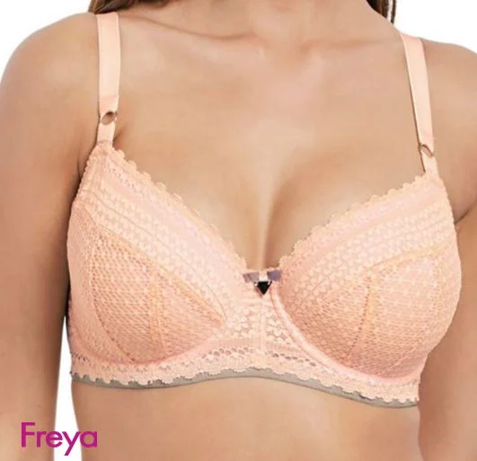 FREYA AA5133BLH DAISY LACE UNDERWIRE HALF CUP BRA