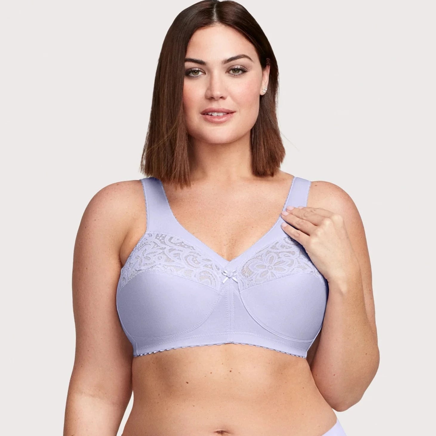 GLAMORISE 1001LIC COTTON NON WIRE BRA