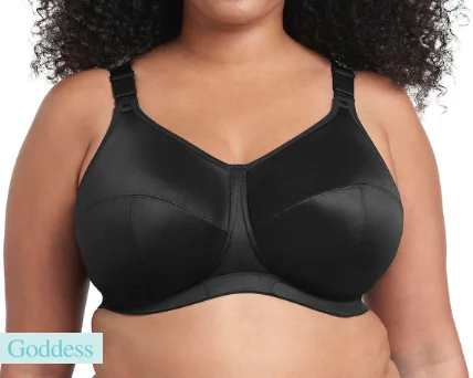 GODDESS GD6113BLK CELESTE NON UNDERWIRE FULL CUP BRA