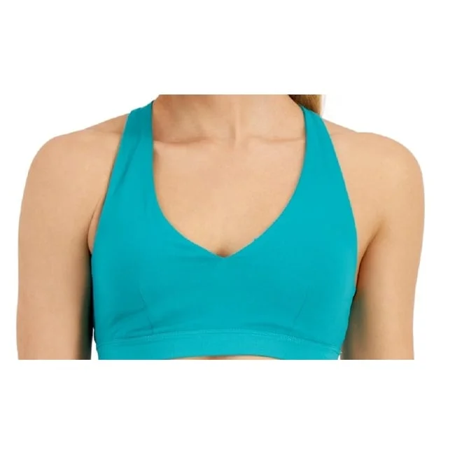 Id Ideology Women's Low Impact Sports Bra Green Size Small