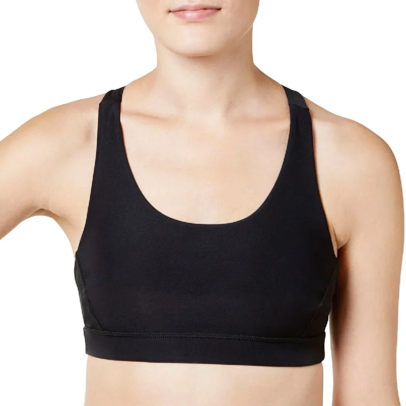 Ideology Women's Medium Impact Sports Bra Top Black Size Medium - M