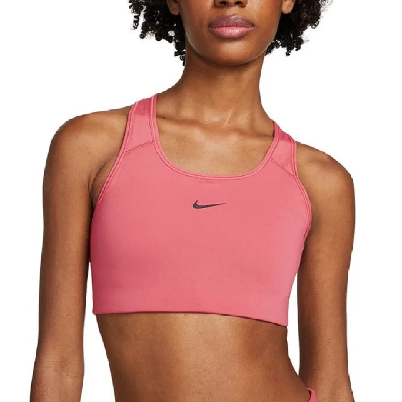 Nike Women's 1 Piece Pad Medium Impact Sports Bra Pink Size X-Small