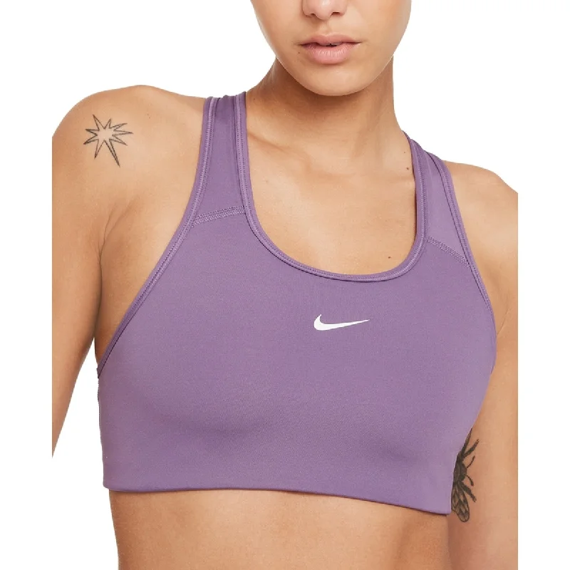 Nike Women's 1 Piece Pad Medium Impact Sports Bra Purple Size X-Small - XS