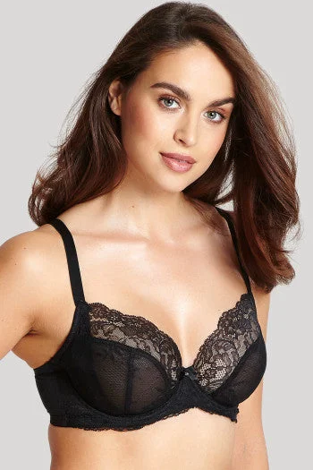 PANACHE 9396BLK ANA UNDERWIRE PLUNGE BRA