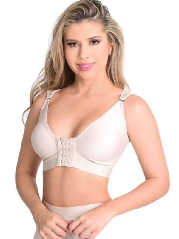 Wide Straps Bra 906-Beige